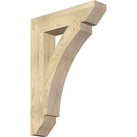 Ekena Millwork Thorton Slat Rough Sawn Bracket, Douglas Fir, 6"W x 28"D x 40"H BKT06X28X40THR06RDF